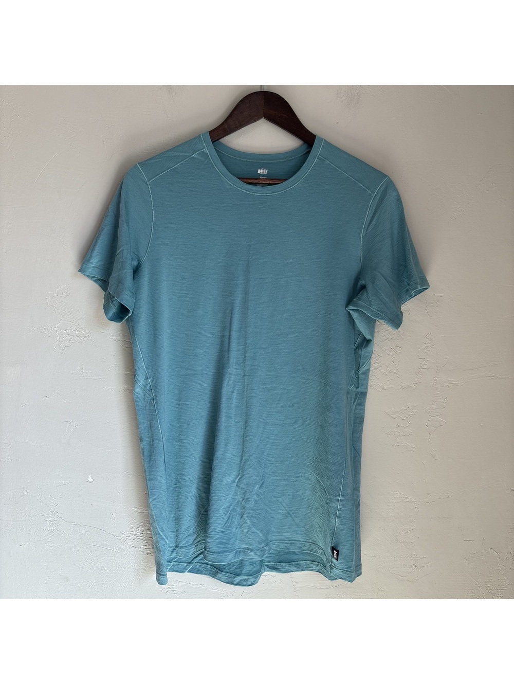REI Co-op 100% Merino Wool Short Sleeve Hiking T-Shirt Slate Blue Mens XL